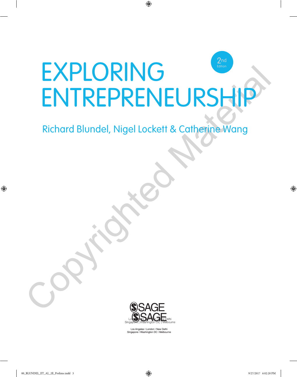 Exploring Entrepreneurship