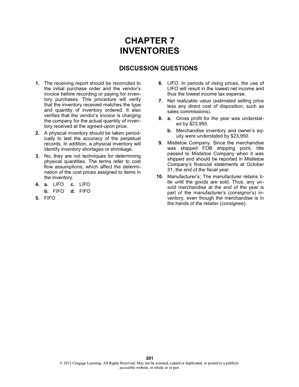 Accounting Systems, Internal Control