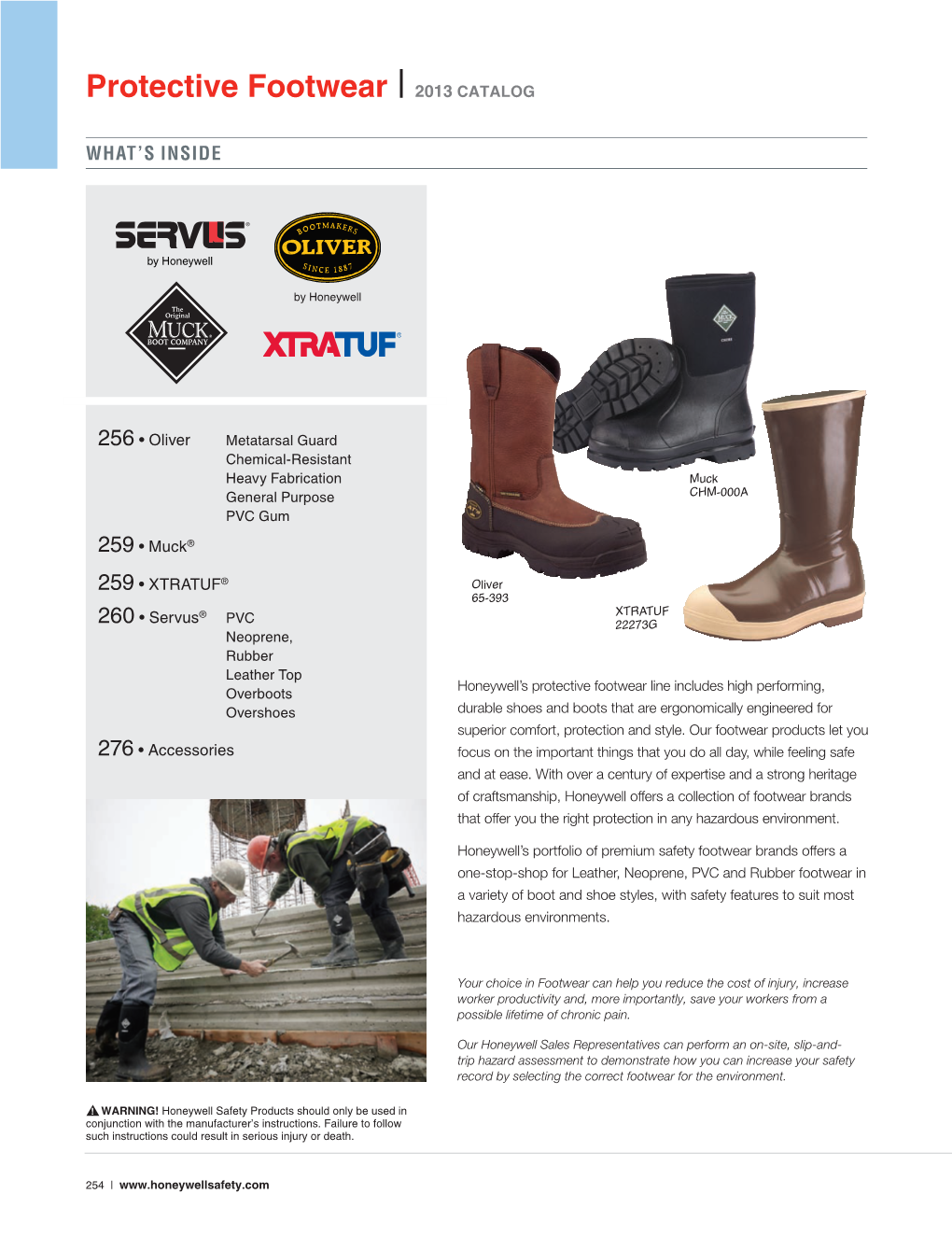 Protective Footwear | 2013 CATALOG