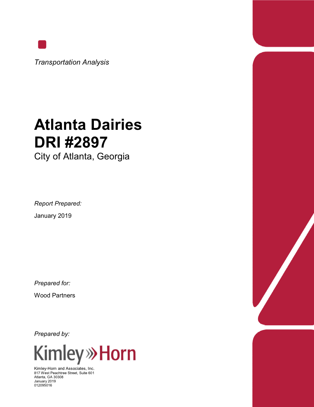 Atlanta Dairies DRI #2897 City of Atlanta, Georgia