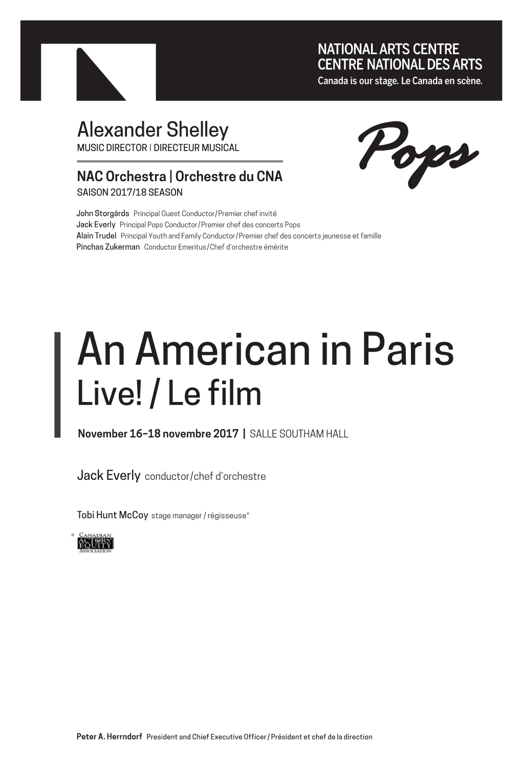 An American in Paris Live! / Le Film