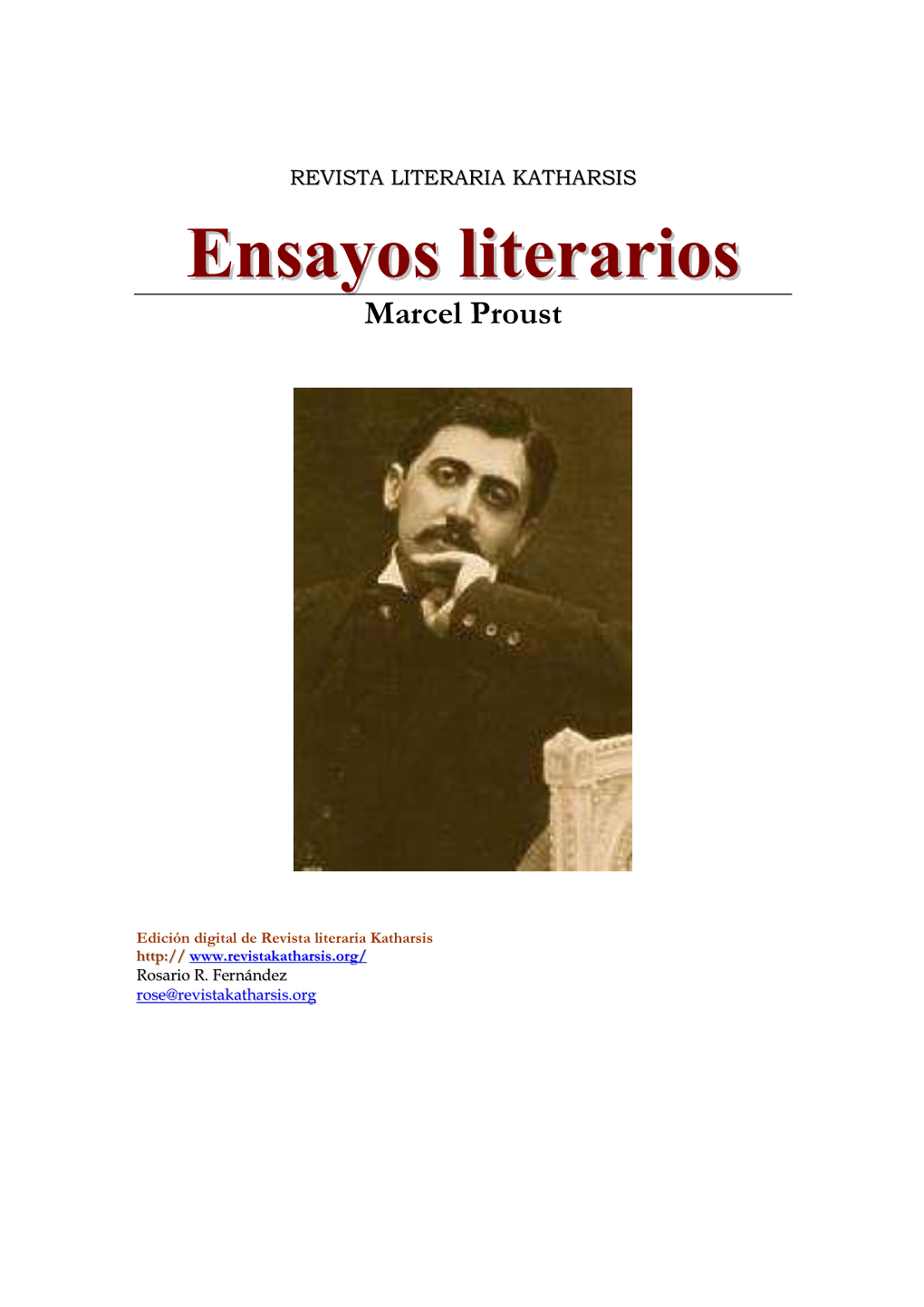 Ensayos Literarios Marcel Proust 2