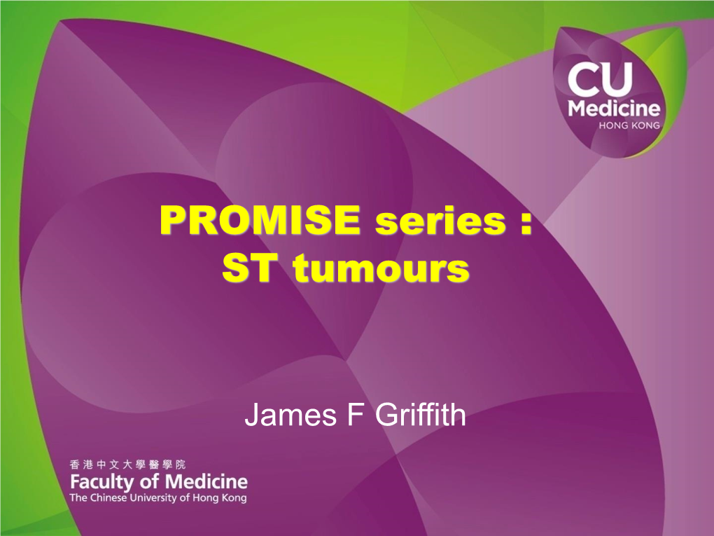 PROMISE Series : ST Tumours