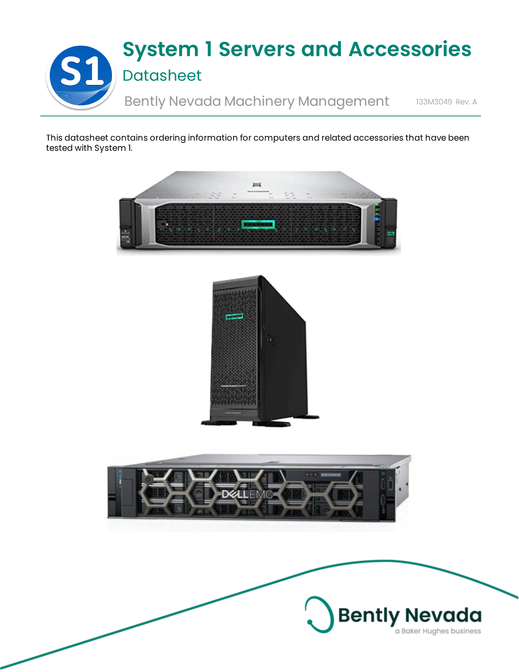 System 1 Servers and Accessories Datasheet