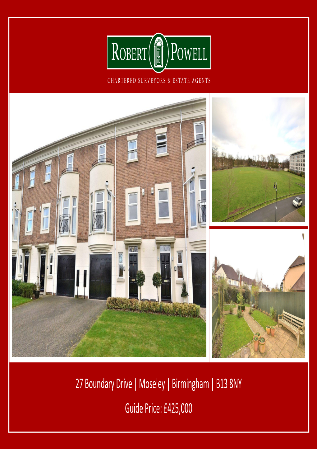 Moseley | Birmingham | B13 8NY Guide Price: £42 5,000