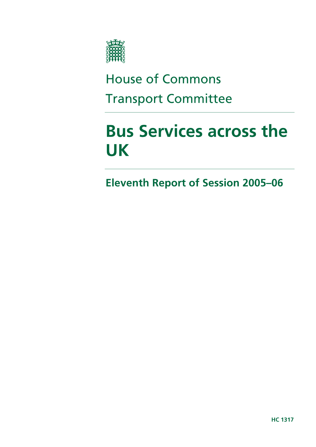 Bus Services Across the UK