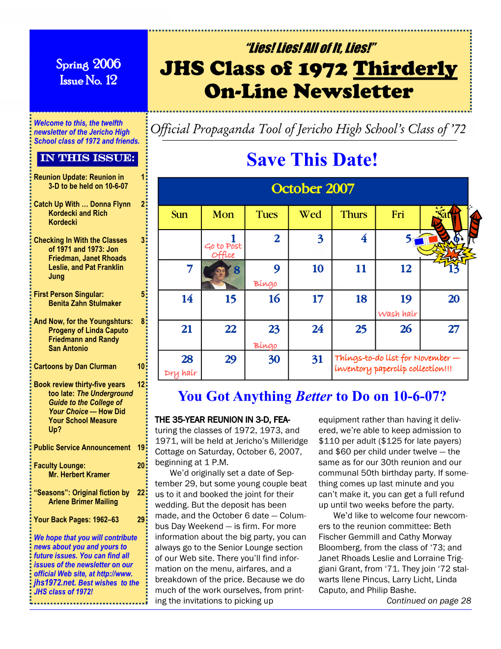 Spring 2006 Newsletter