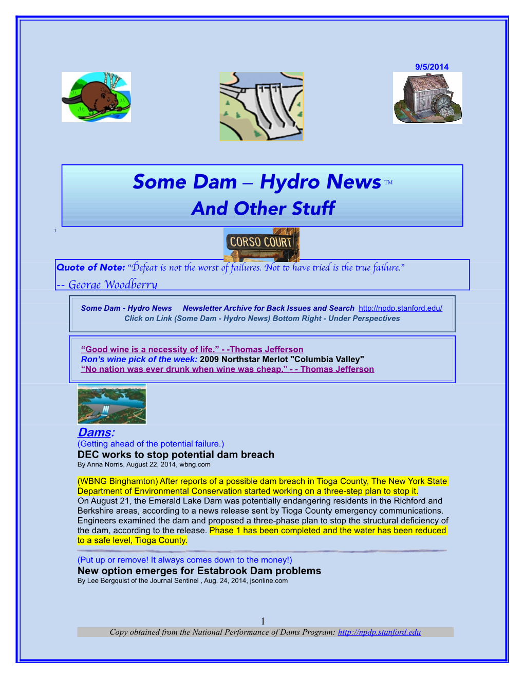 Some Dam – Hydro Newstm