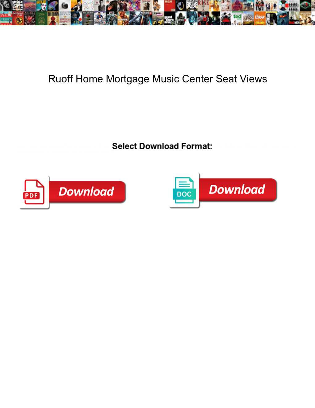 Ruoff Home Mortgage Music Center Seat Views