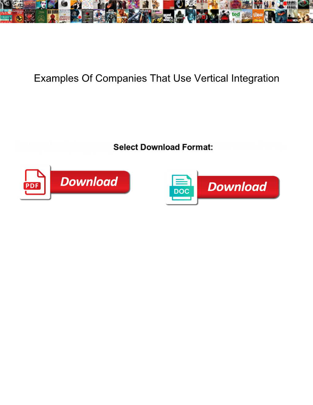 Examples of Companies That Use Vertical Integration