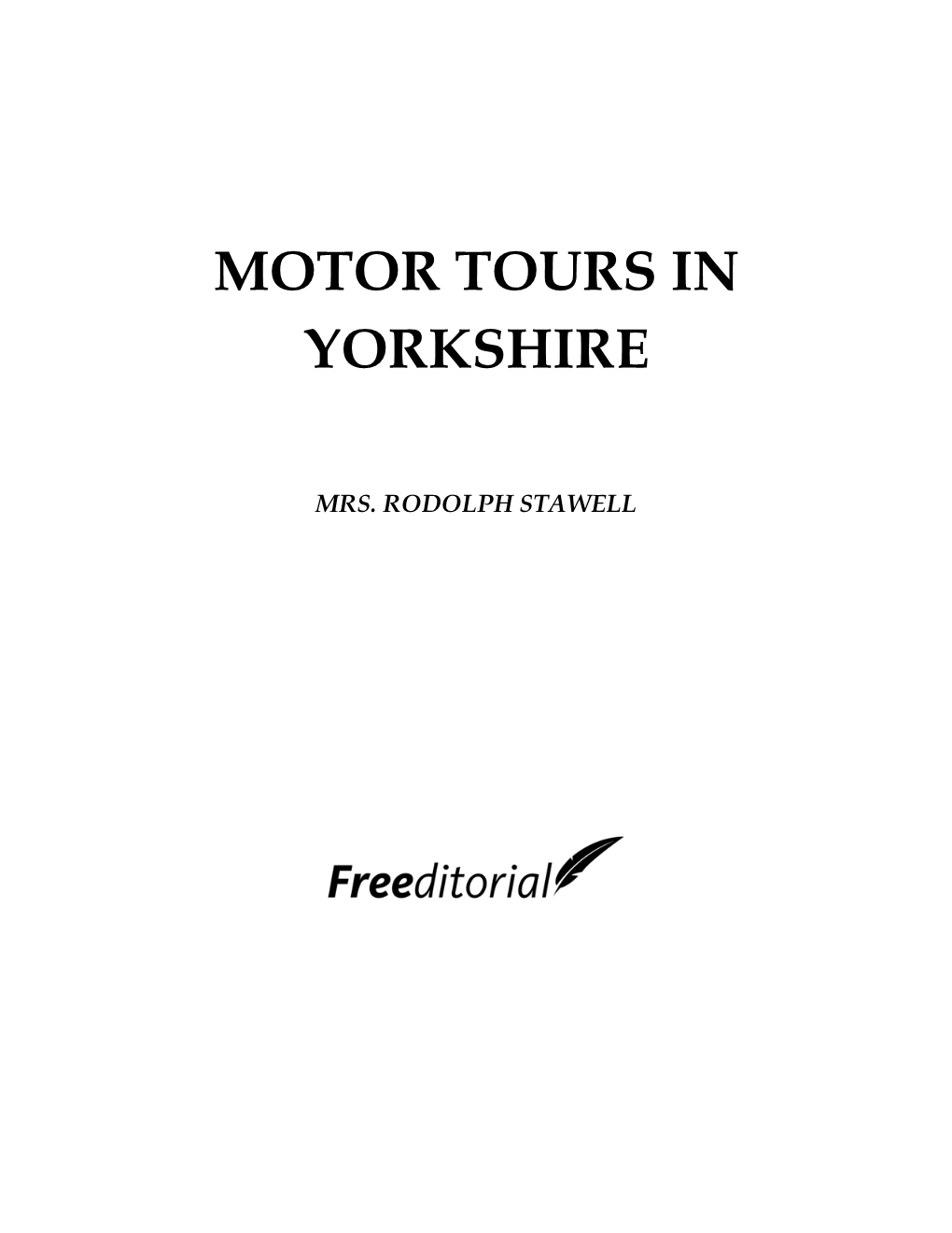 Motor Tours in Yorkshire