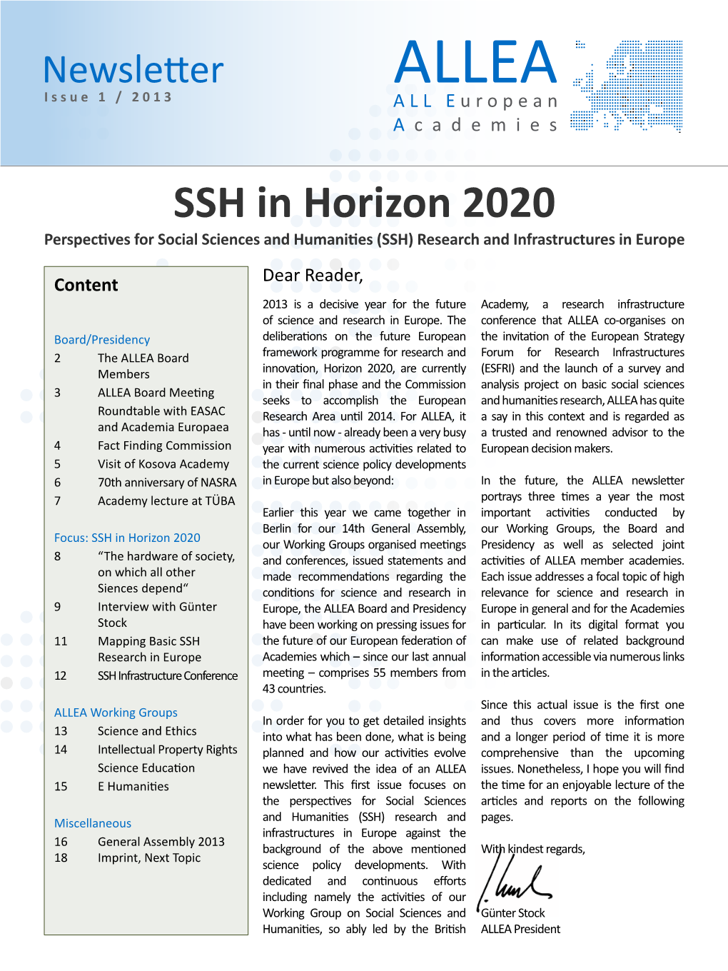 SSH in Horizon 2020