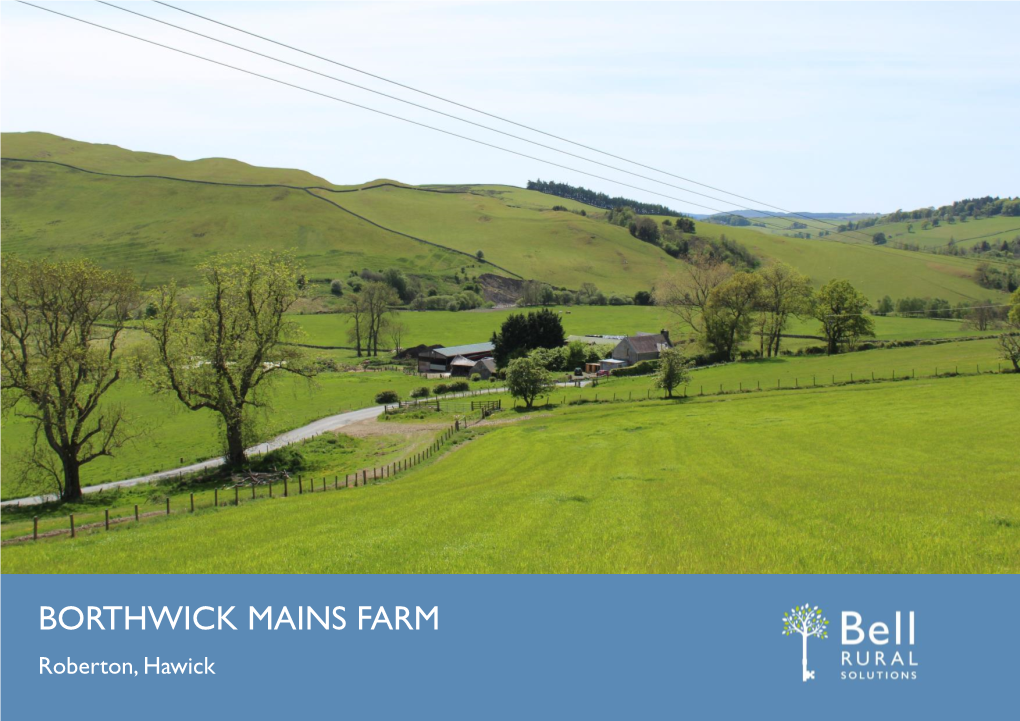 BORTHWICK MAINS FARM Roberton, Hawick BORTHWICK MAINS FARM Roberton, Hawick, TD9 7LU