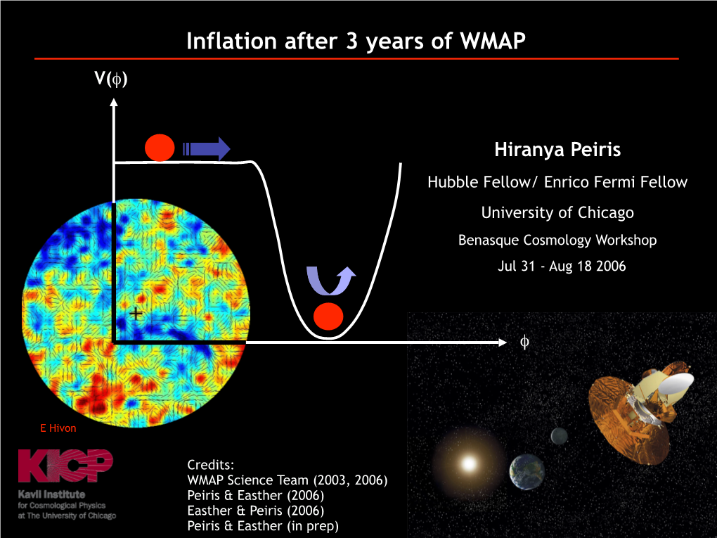 Inflation After 3 Years of WMAP V(Φ)