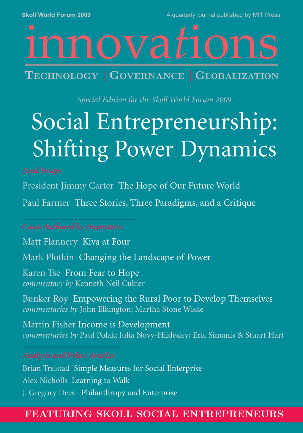 Social Entrepreneurship