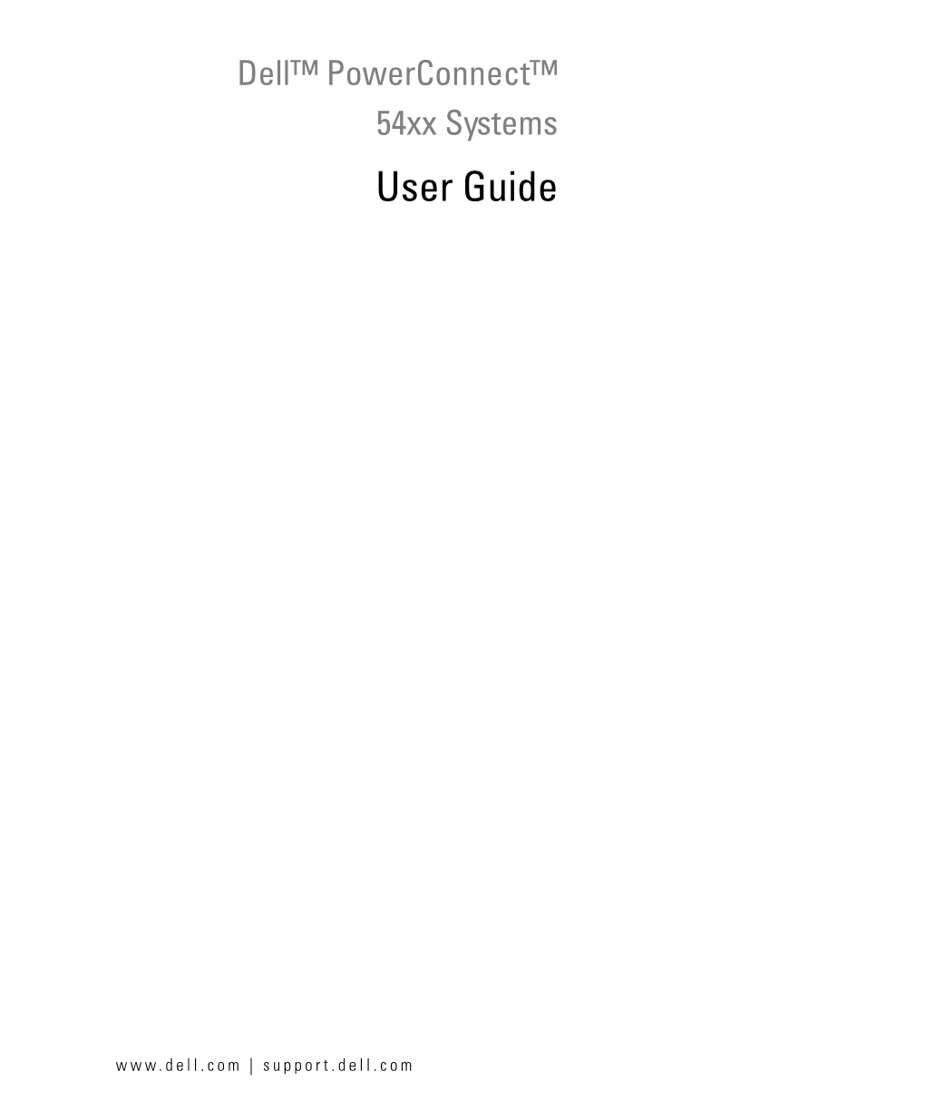 Powerconnect 5424 User's Guide