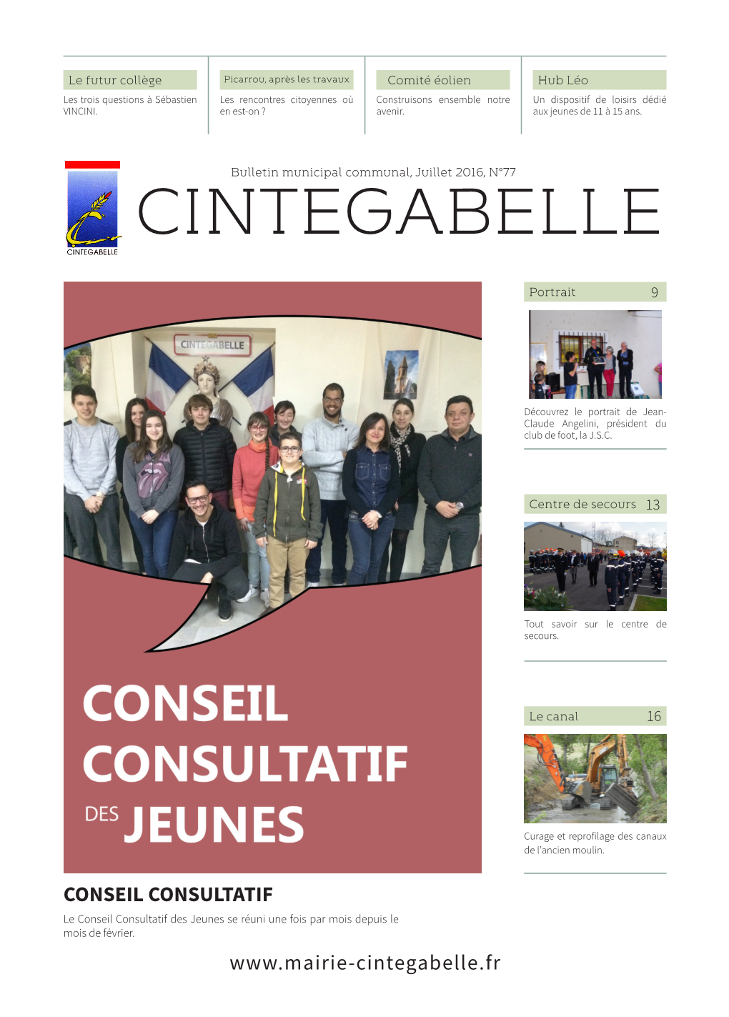 MAIRIE DE CINTEGABELLE – PLACE Fants À Partir De 6 Ans À JACQUES PIC – 31550 CINTEGABELLE