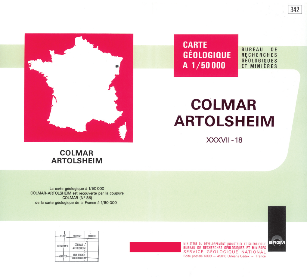 Colmar-Artolsheim S'étend Sur L'extrémité Orientale Des Vosges Moyennes Cristallines, La Frange Des Collines Sous-Vosgiennes Et La Plaine Du Rhin