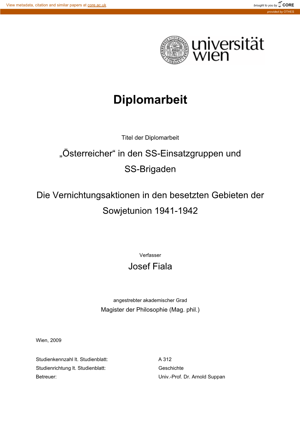 Diplomarbeit