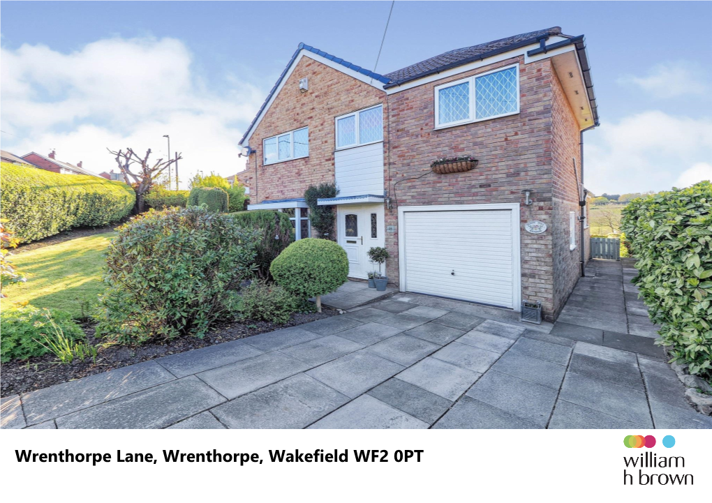 Wrenthorpe Lane, Wrenthorpe, Wakefield WF2 0PT