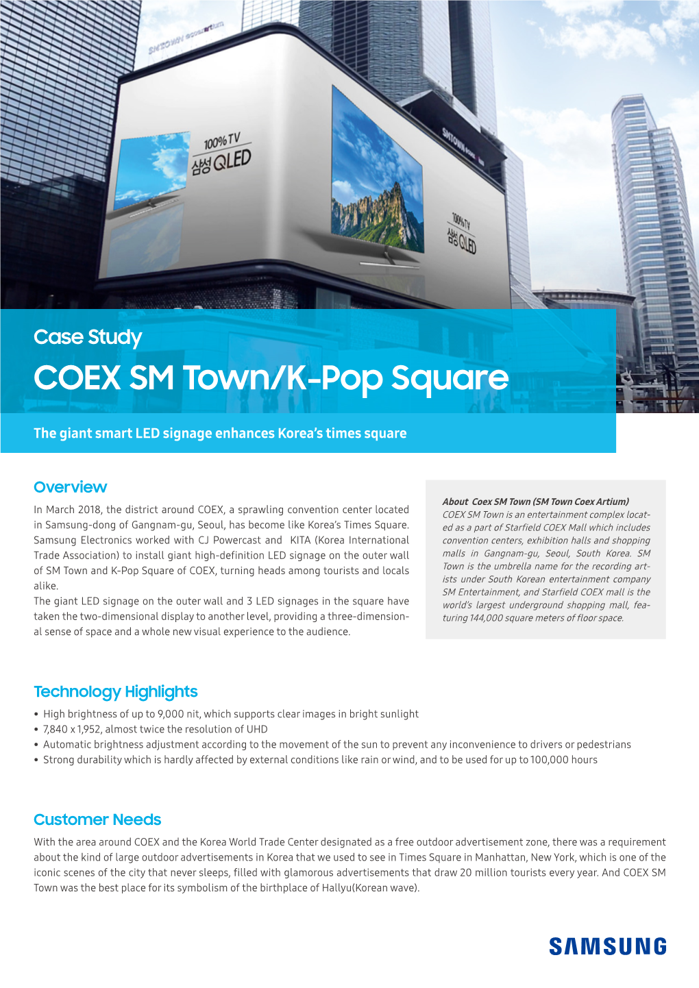 COEX SM Town/K-Pop Square