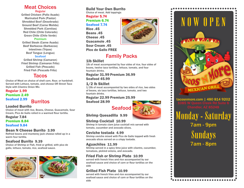 Tacosnmore-Takeout-Menu.Pdf