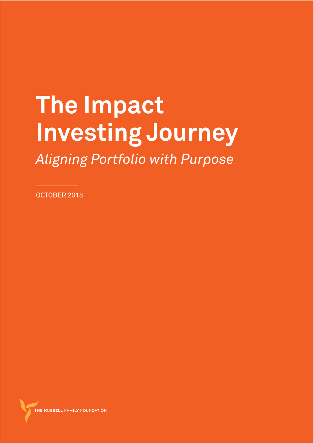 The Impact Investing Journey Aligning Portfolio with Purpose