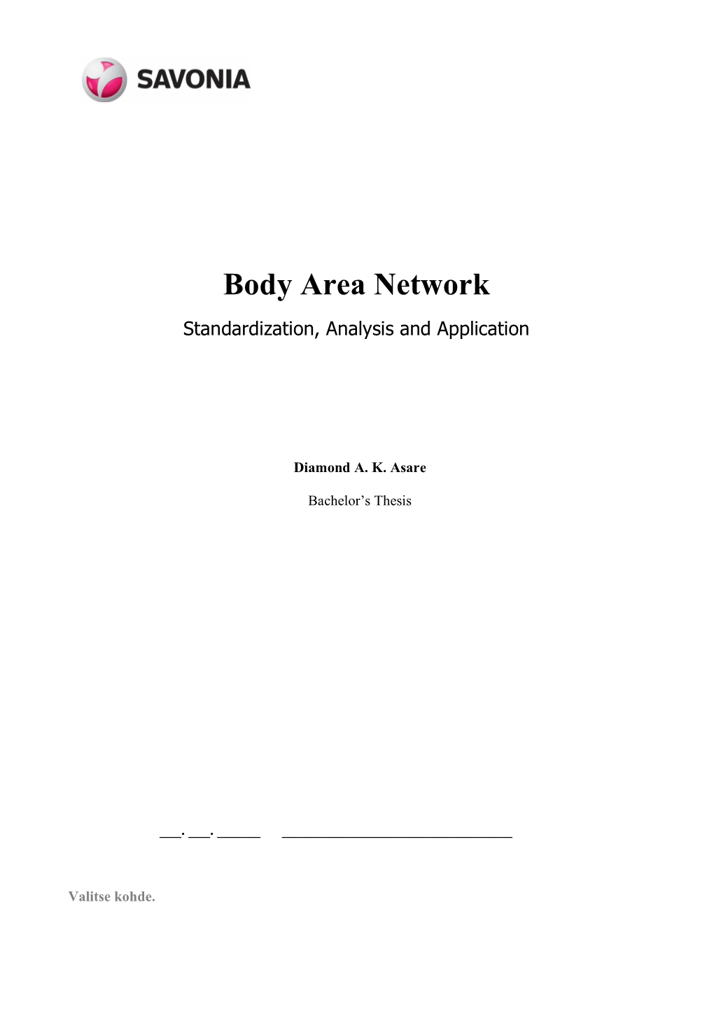 Body Area Network