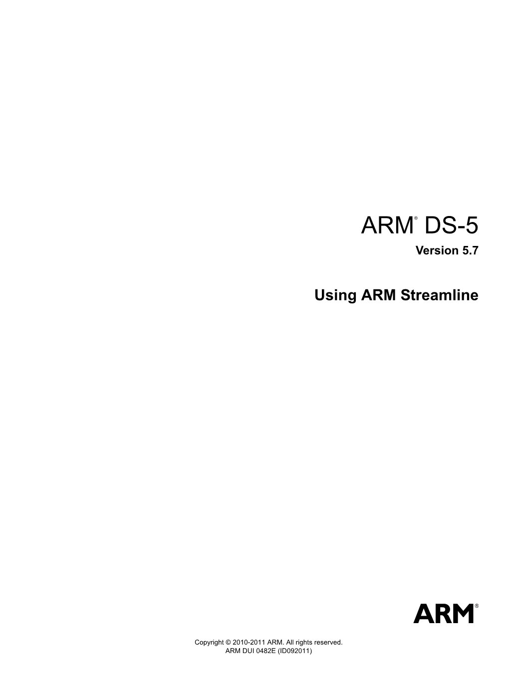 ARM DS-5 Using ARM Streamline