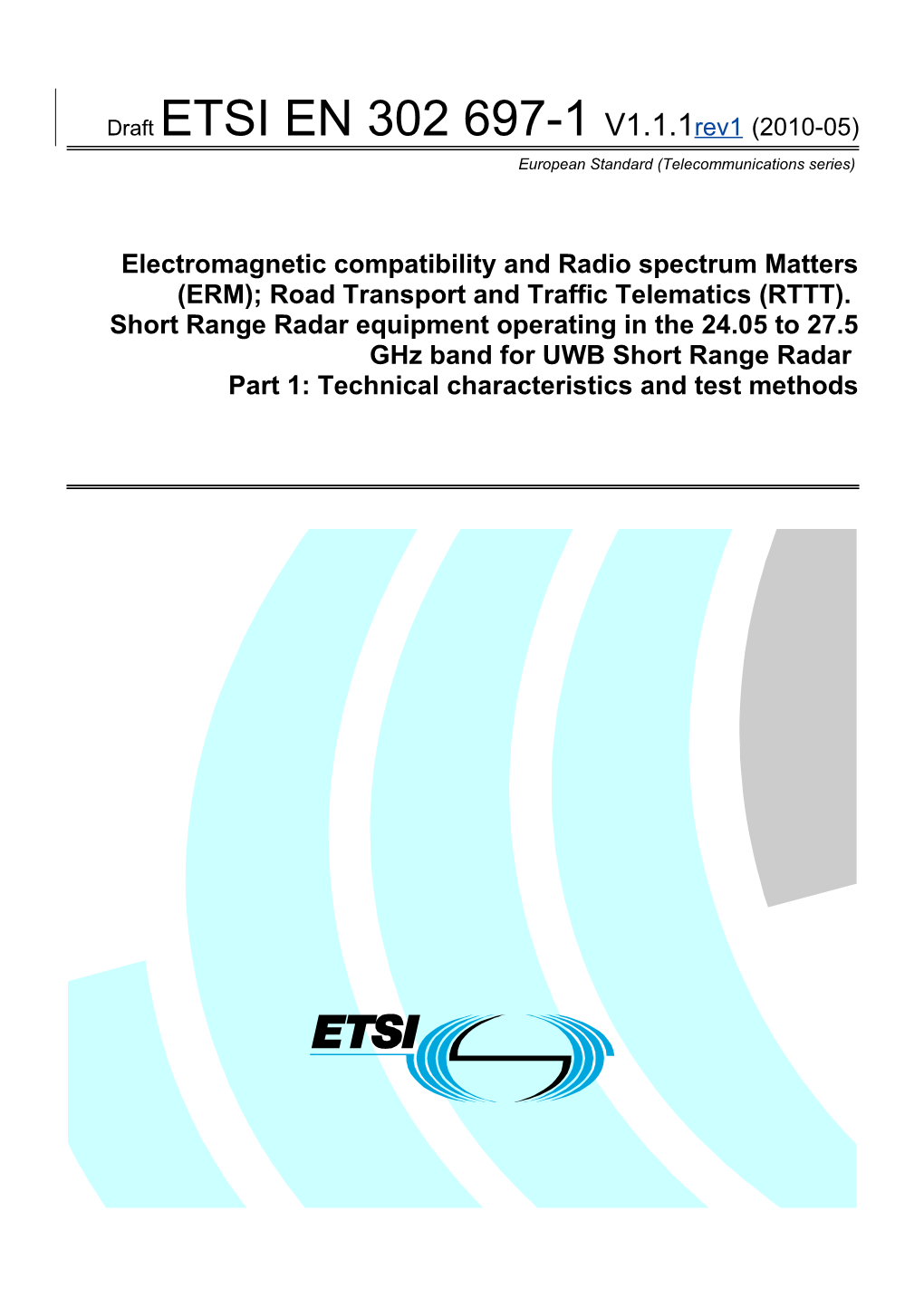 European Standard (Telecommunications Series)