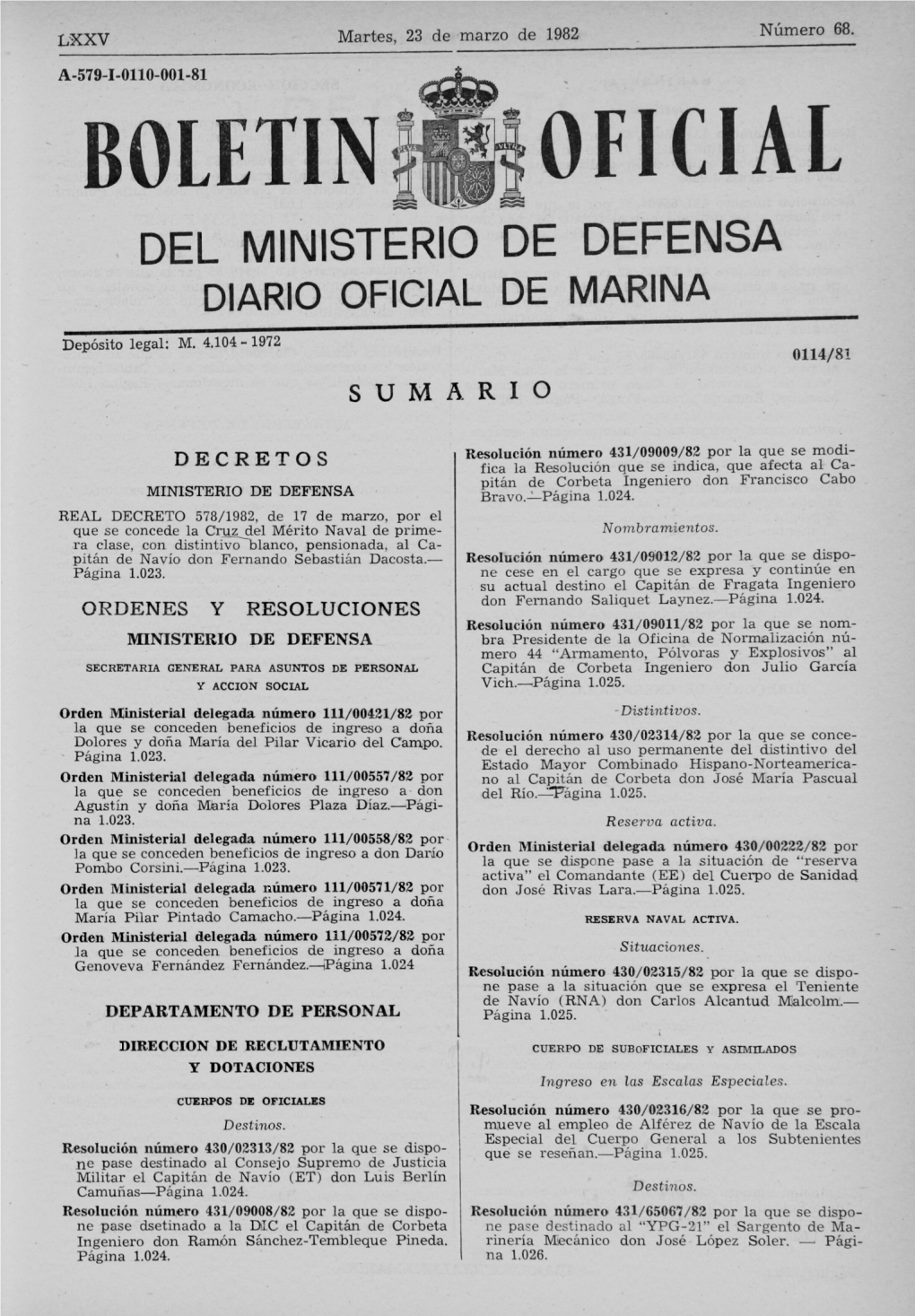 Oficial Del Ministerio De Defensa Diario Oficial De Marina