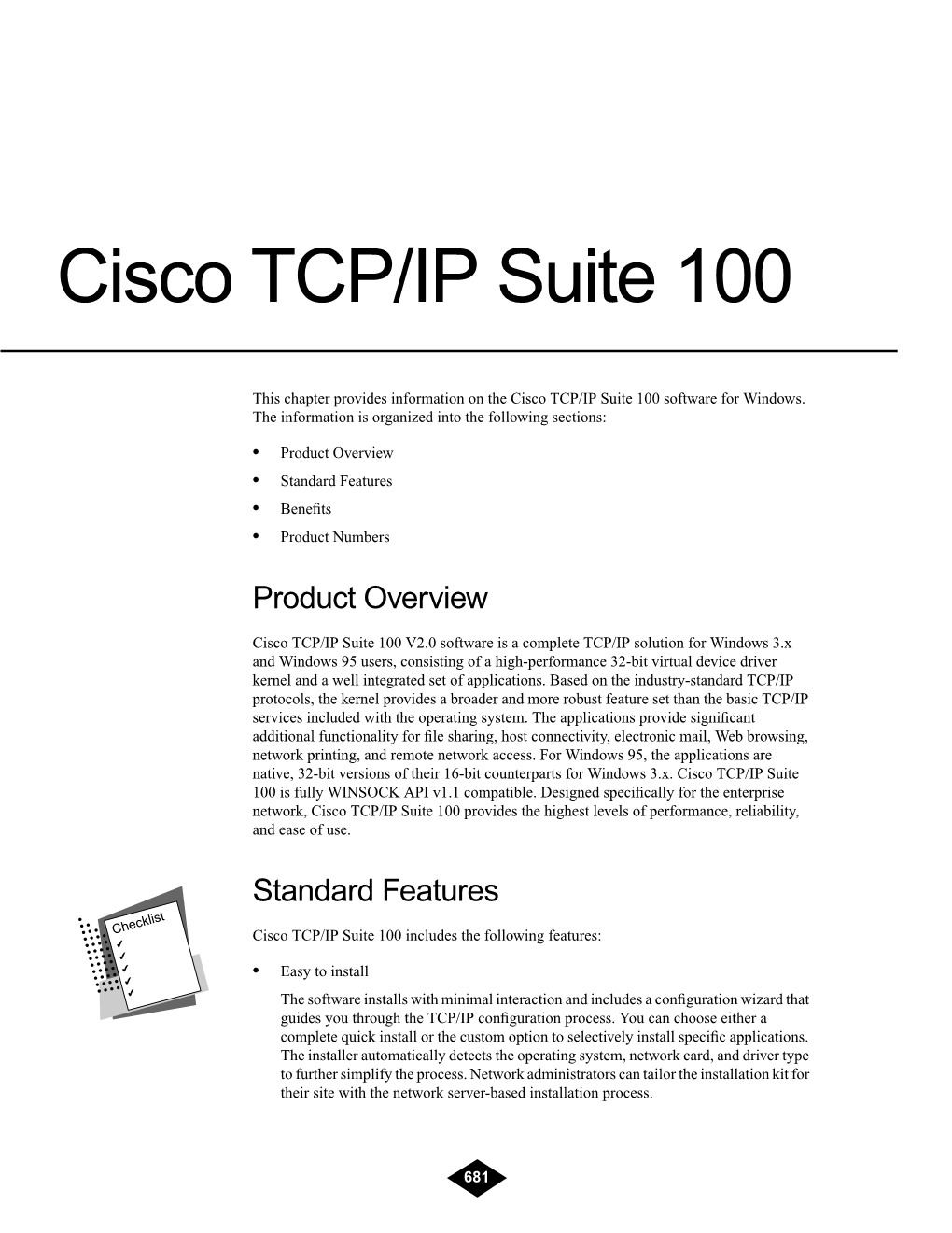 Cisco TCP/IP Suite 100