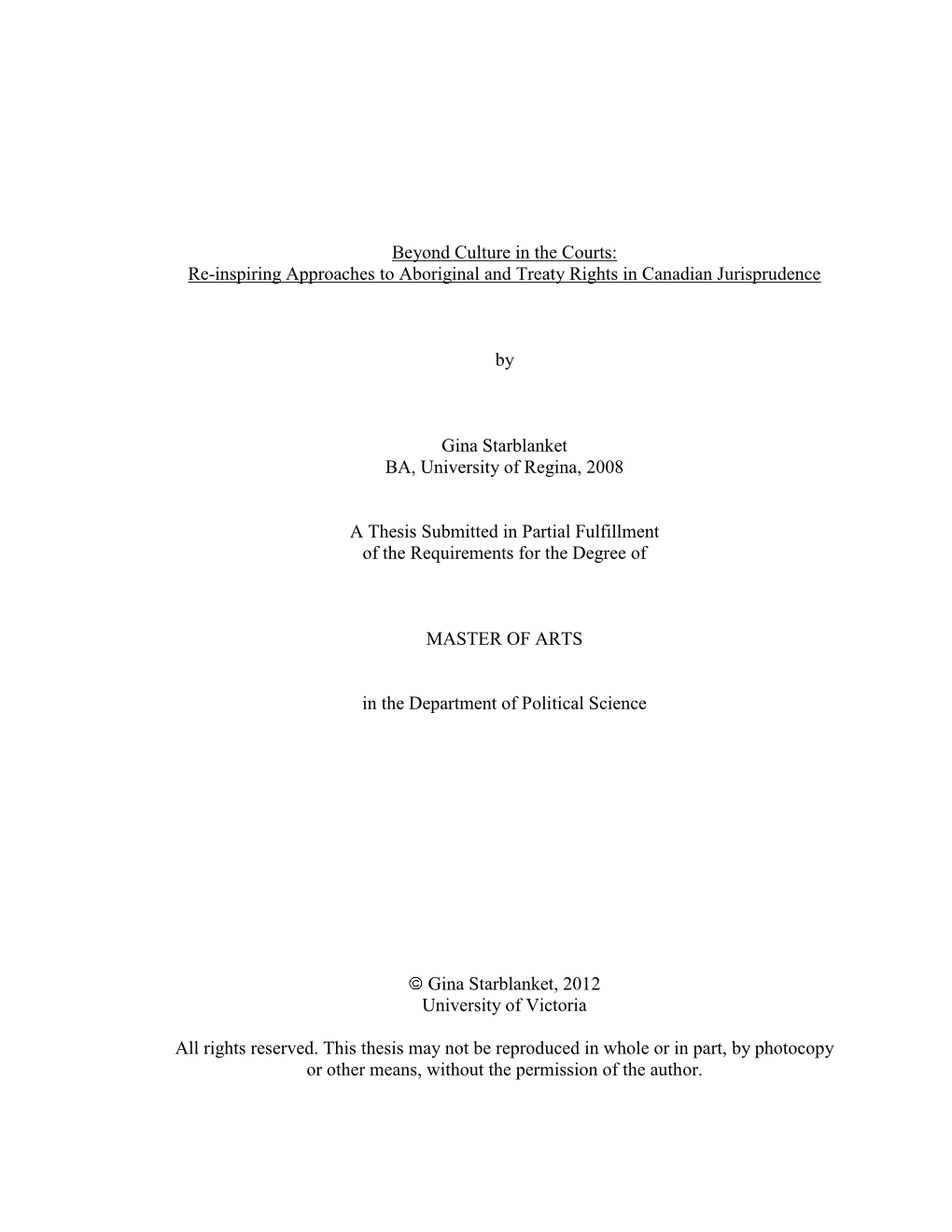 Uvic Thesis Template