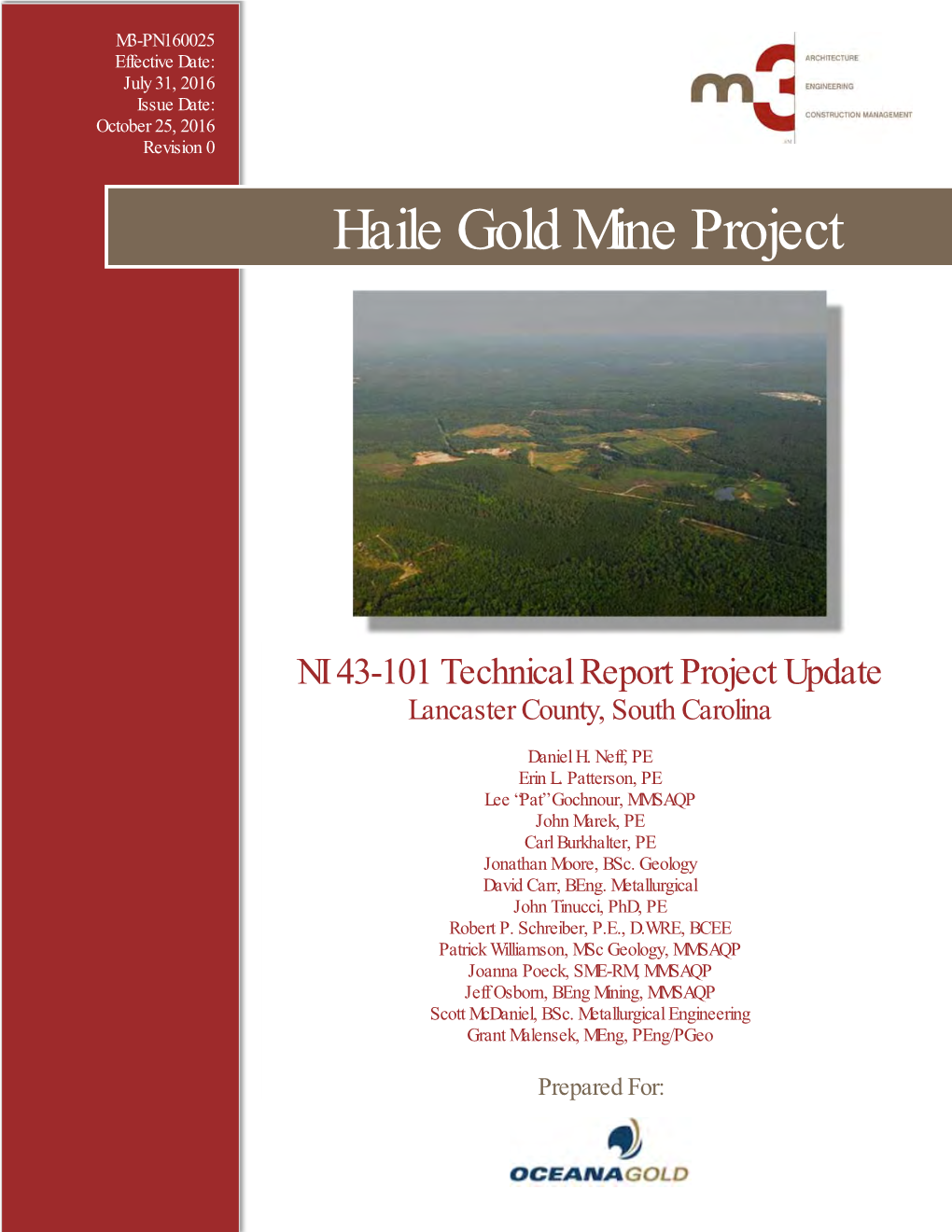 Haile Gold Mine Project