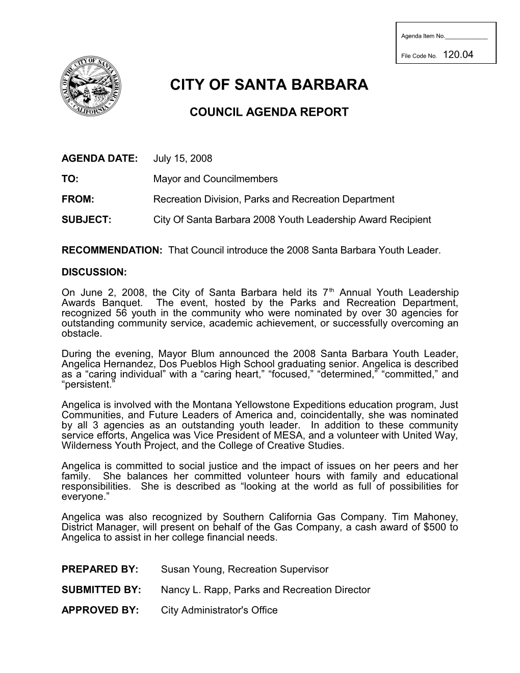 City of Santa Barbara s14