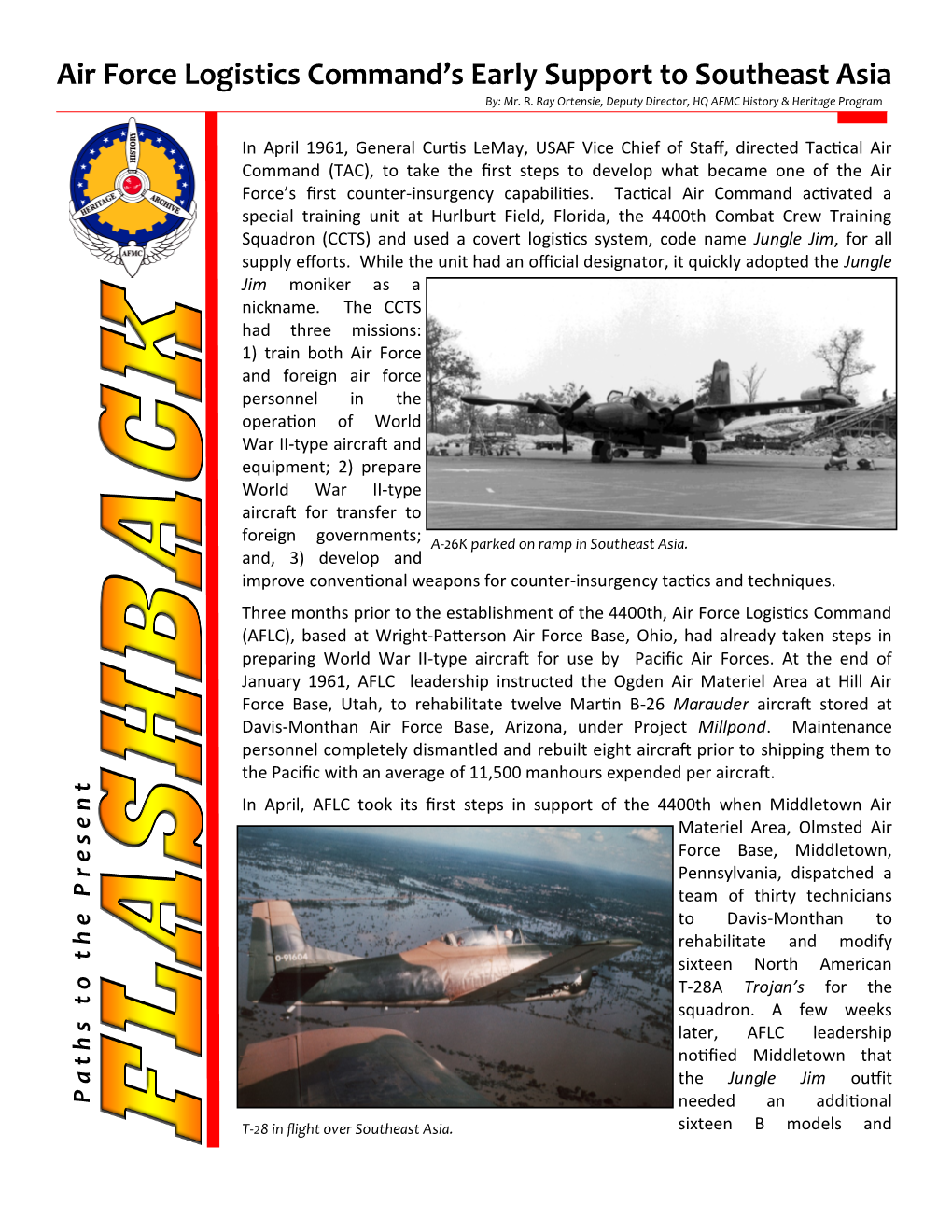 Air Force Logistics Command's Early Support to Southeast Asia