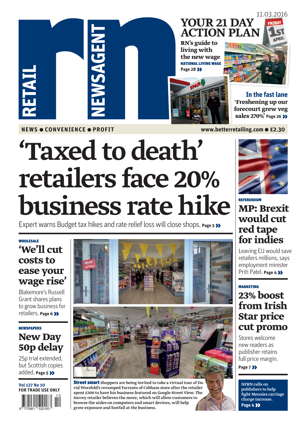 'Taxed to Death' Retailers Face 20% Business Rate Hike