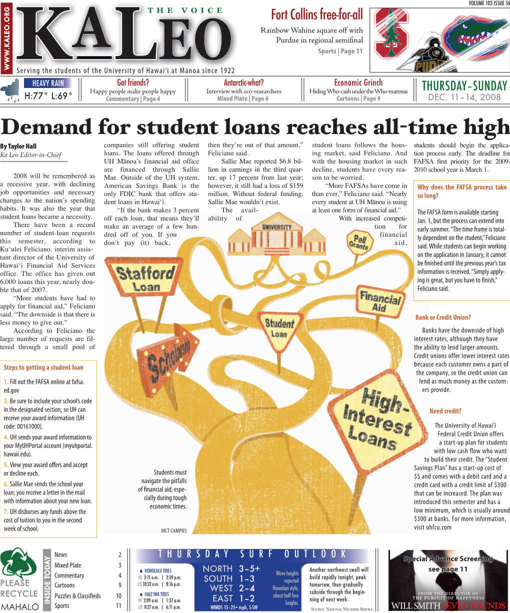 Demand for Student Loans Reaches All-Time High