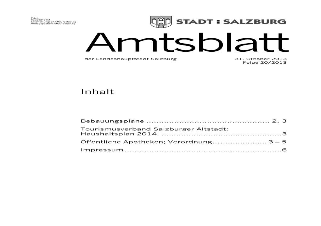 Amtsblatt 20/2013