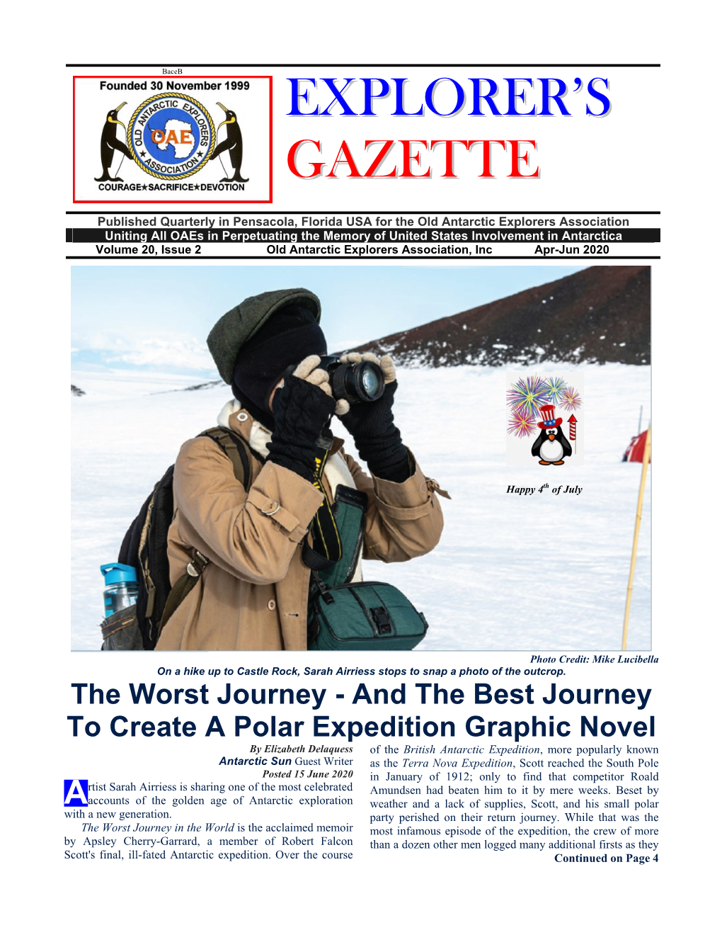 Explorer's Gazette