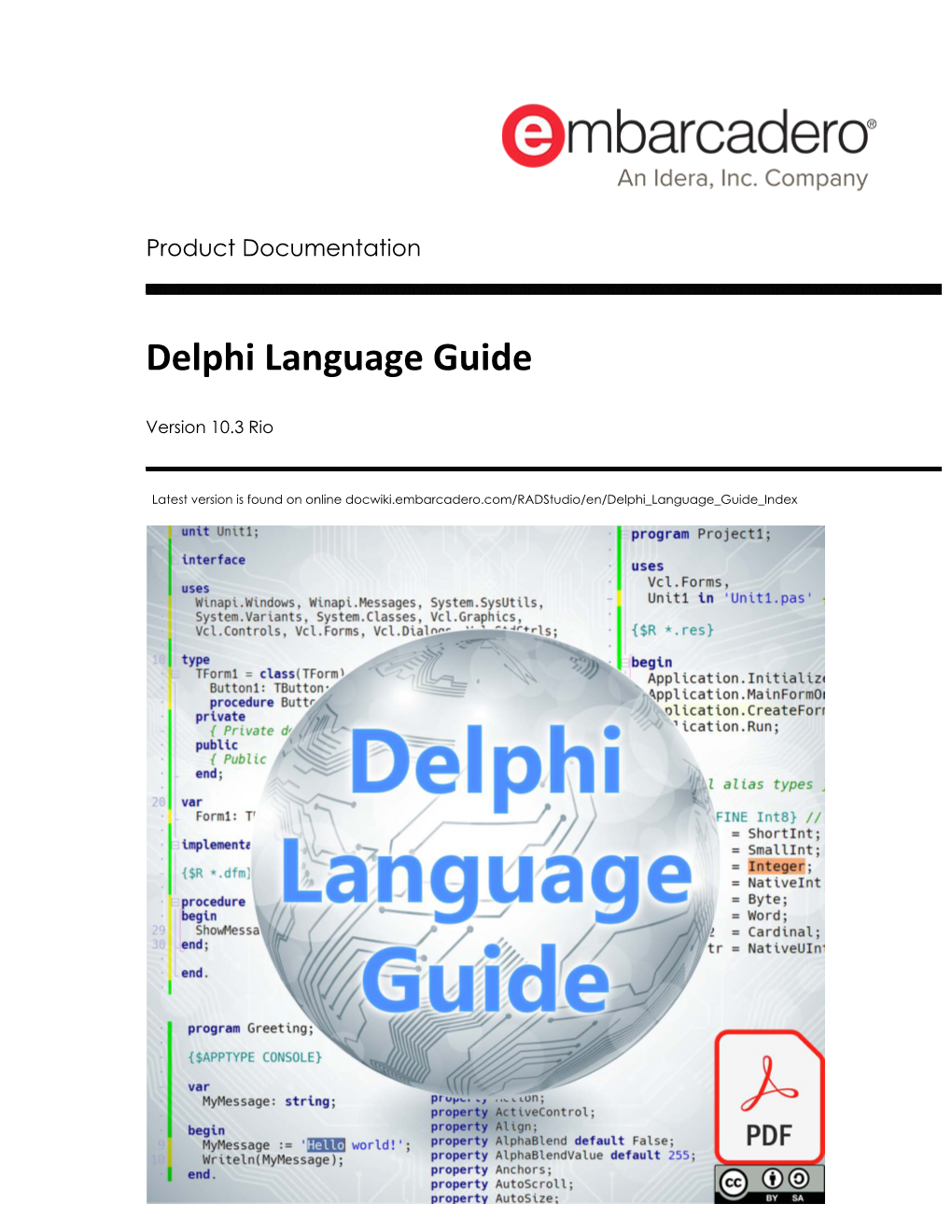 Delphi Language Guide