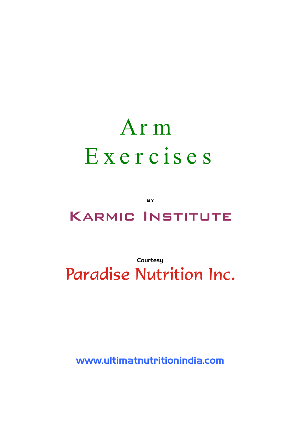 Arm Exercises