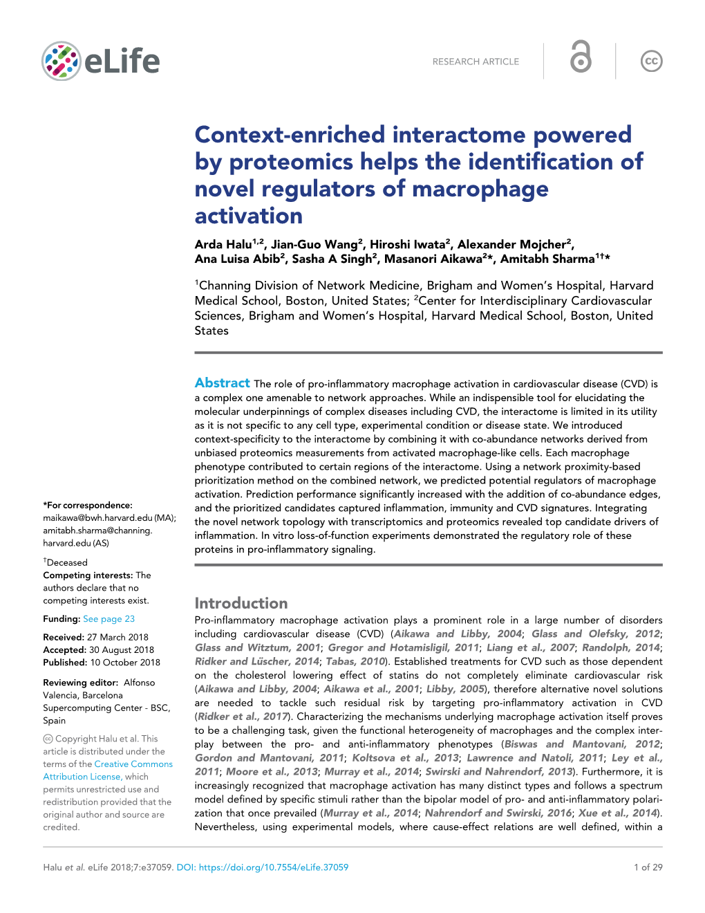 Context-Enriched Interactome Powered by Proteomics Helps The