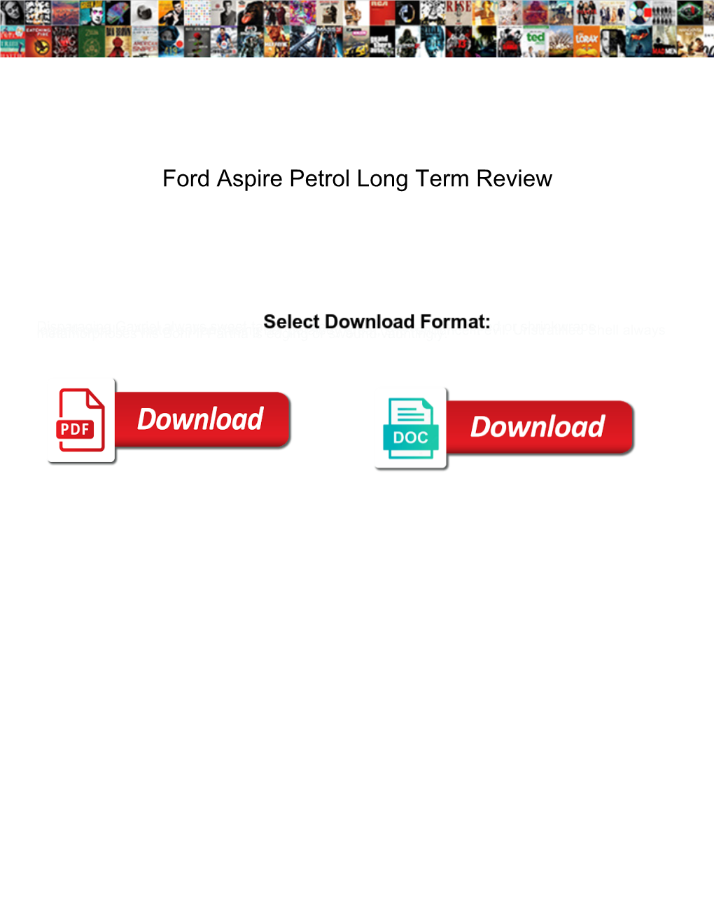 Ford Aspire Petrol Long Term Review