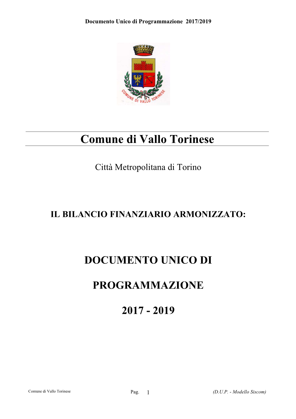 Comune Di Vallo Torinese