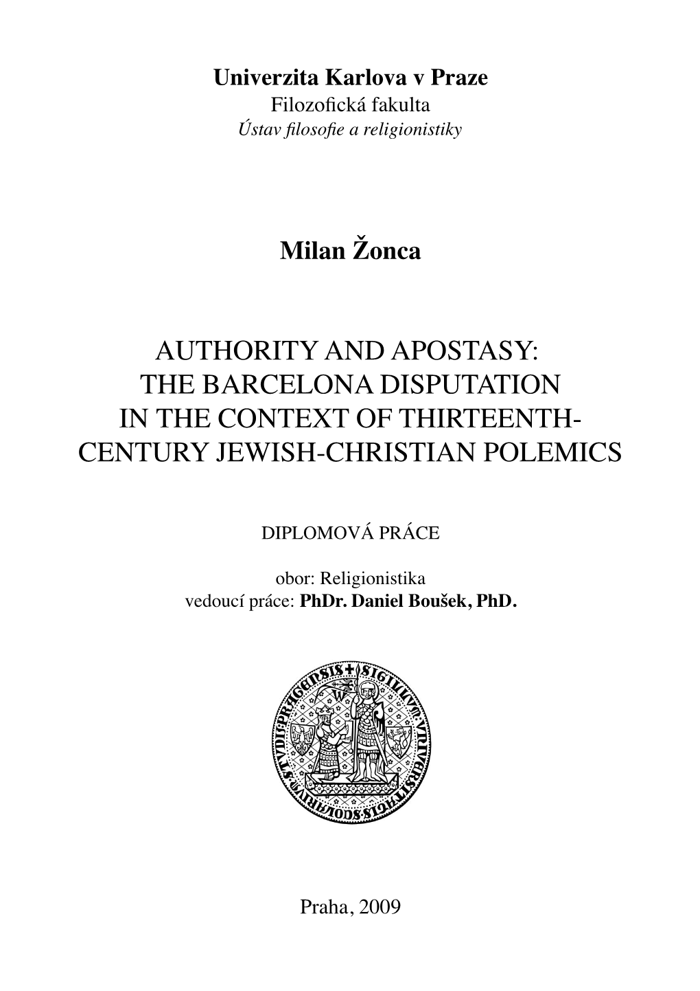 Century Jewish-Christian Polemics