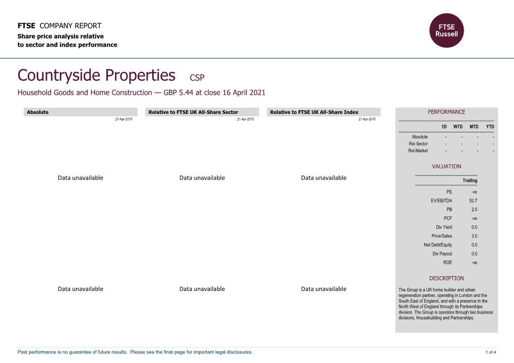 FTSE Factsheet