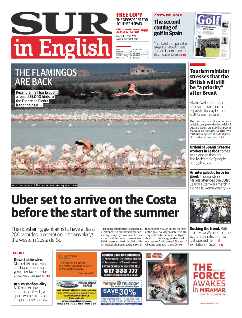 Uber Set to Arrive on the Costa Before the Start of the Summer