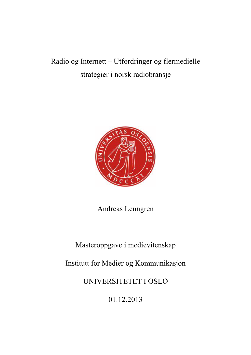 Lenngren Masteroppgave.Pdf (1.774Mb)