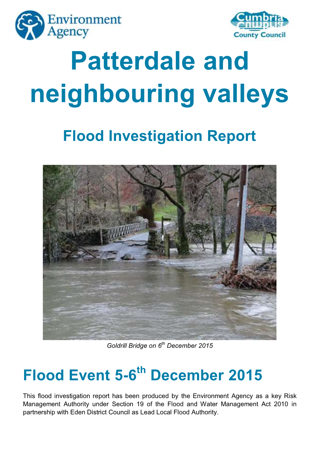 Patterdale Flood Investigation Report